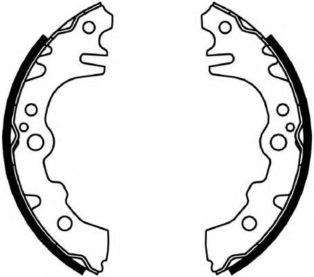 Комплект тормозных колодок FERODO FSB4039
