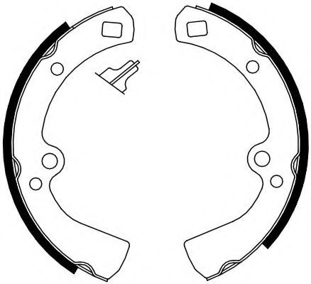 Комплект тормозных колодок FERODO FSB4104