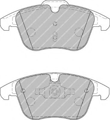Комплект тормозных колодок, дисковый тормоз FERODO 24124