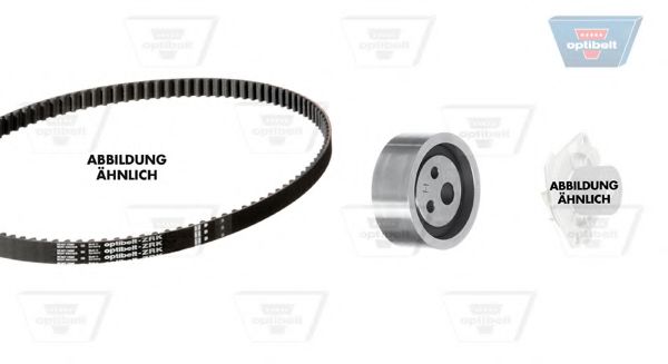 Водяной насос + комплект зубчатого ремня OPTIBELT KT 1128 W1