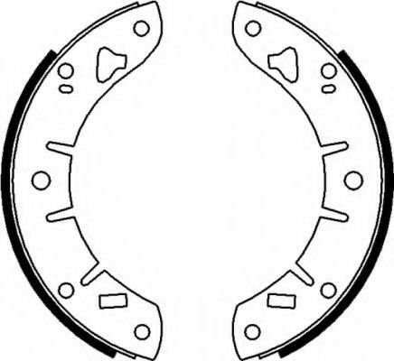 Комплект тормозных колодок MINTEX MLR47