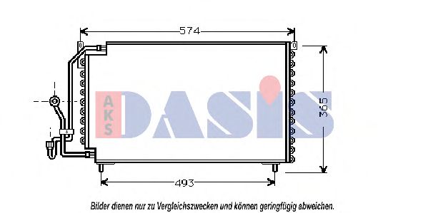 Конденсатор, кондиционер AKS DASIS 162050N