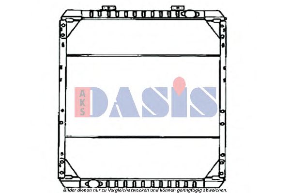 Радиатор, охлаждение двигателя AKS DASIS 390040T