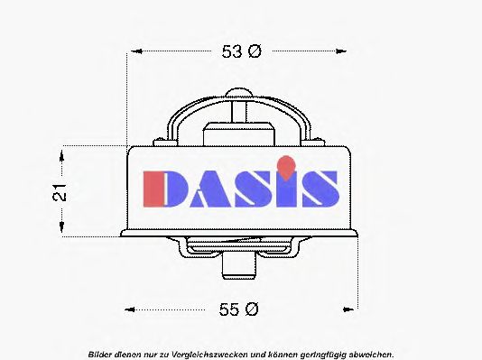 Термостат, охлаждающая жидкость AKS DASIS 750416N