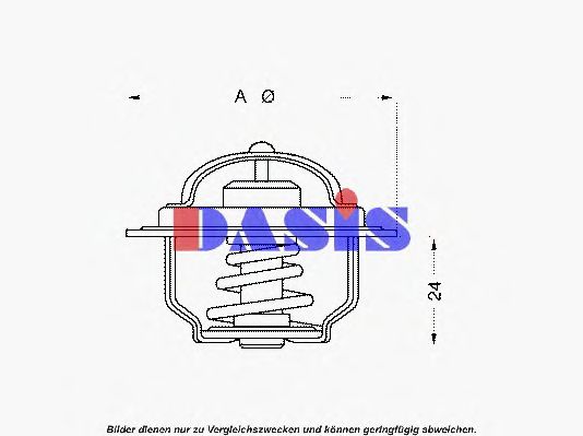 Термостат, охлаждающая жидкость AKS DASIS 751791N