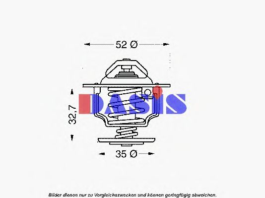 Термостат, охлаждающая жидкость AKS DASIS 751946N