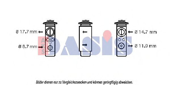 Расширительный клапан, кондиционер AKS DASIS 840002N