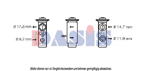 Расширительный клапан, кондиционер AKS DASIS 840320N