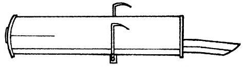 Глушитель выхлопных газов конечный AKS DASIS SG45622