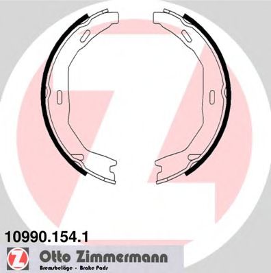 Комплект тормозных колодок, стояночная тормозная система ZIMMERMANN 10990.154.1