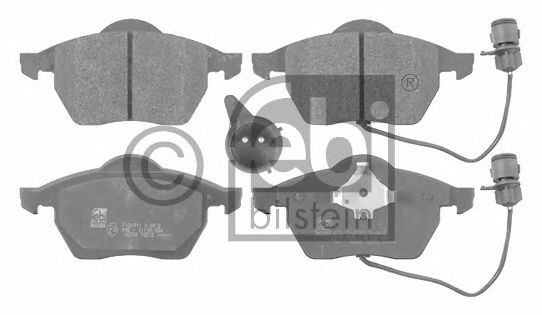 Комплект тормозных колодок, дисковый тормоз FEBI BILSTEIN 16058