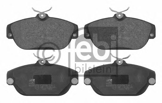 Комплект тормозных колодок, дисковый тормоз FEBI BILSTEIN 16228