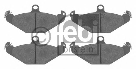 Комплект тормозных колодок, дисковый тормоз FEBI BILSTEIN 16403