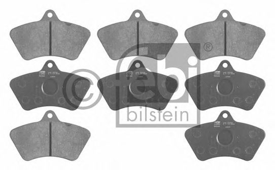 Комплект тормозных колодок, дисковый тормоз FEBI BILSTEIN 16568