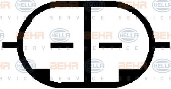 Компрессор, кондиционер BEHR HELLA SERVICE 8FK351134431