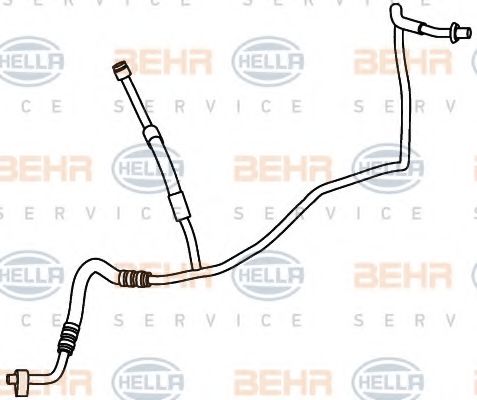 Трубопровод высокого давления, кондиционер BEHR HELLA SERVICE 9GS 351 337-561