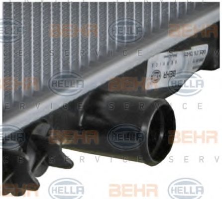 Радиатор, охлаждение двигателя BEHR HELLA SERVICE 8MK376726611