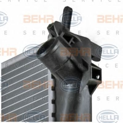 Радиатор, охлаждение двигателя BEHR HELLA SERVICE 8MK376771211