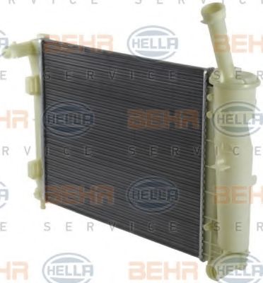 Радиатор, охлаждение двигателя BEHR HELLA SERVICE 8MK376790051