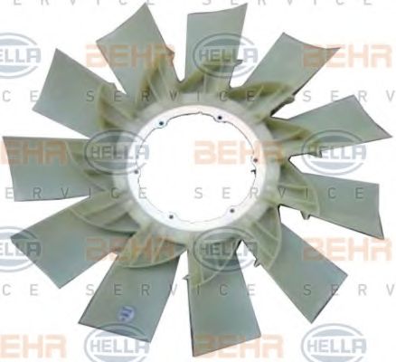 Крыльчатка вентилятора, охлаждение двигателя BEHR HELLA SERVICE 8MV 376 791-651
