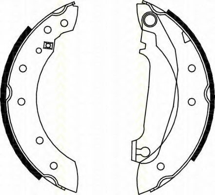 Комплект тормозных колодок TRISCAN 8100 27516