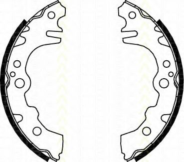 Комплект тормозных колодок TRISCAN 8100 41619