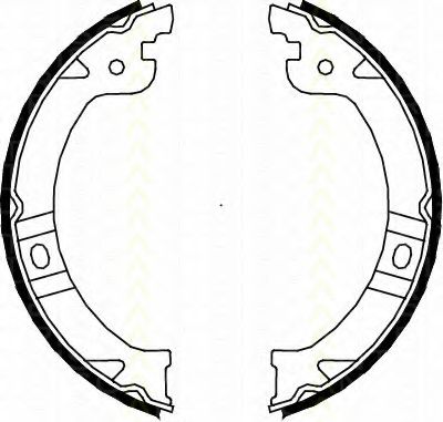 Комплект тормозных колодок, стояночная тормозная система TRISCAN 8100 80015