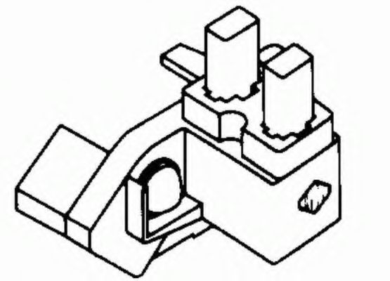 Кронштейн, угольная щетка DELCO REMY 19025262