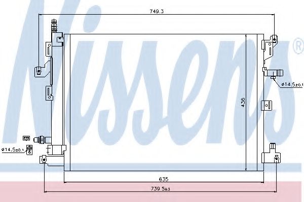 Конденсатор, кондиционер NISSENS 940089