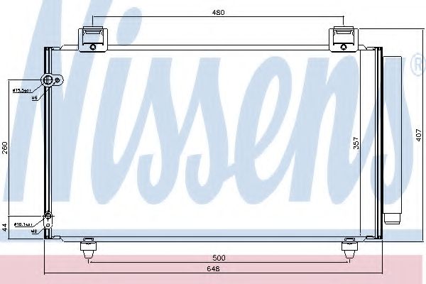 Конденсатор, кондиционер NISSENS 940318