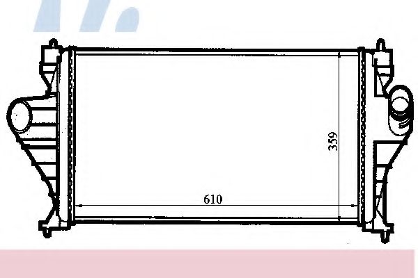 Интеркулер NISSENS 96851