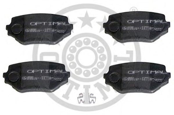 Комплект тормозных колодок, дисковый тормоз OPTIMAL 10079