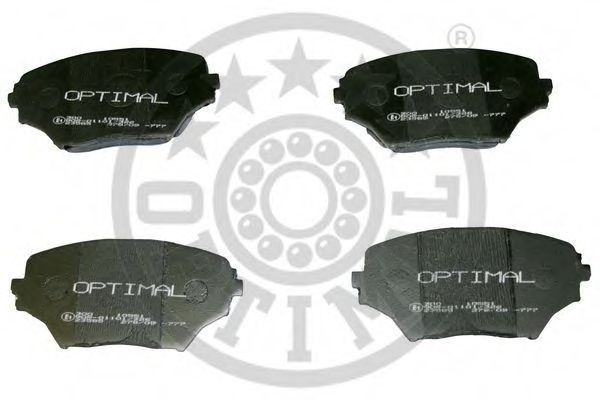 Комплект тормозных колодок, дисковый тормоз OPTIMAL 10551