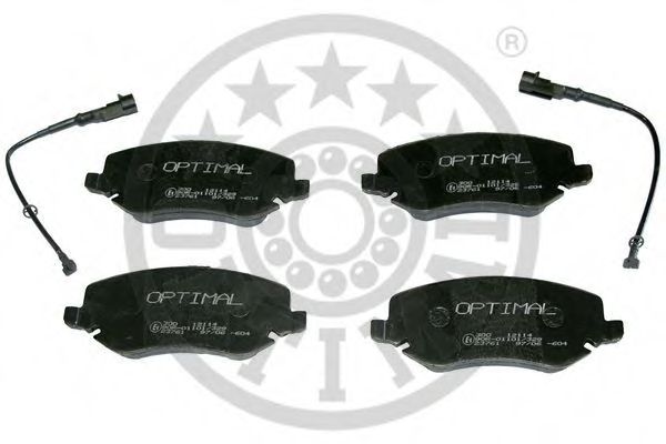 Комплект тормозных колодок, дисковый тормоз OPTIMAL 12114