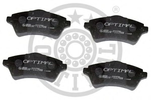 Комплект тормозных колодок, дисковый тормоз OPTIMAL 82200