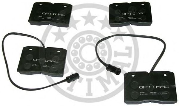 Комплект тормозных колодок, дисковый тормоз OPTIMAL 9538