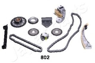 Комплект цели привода распредвала JAPANPARTS KDK-802