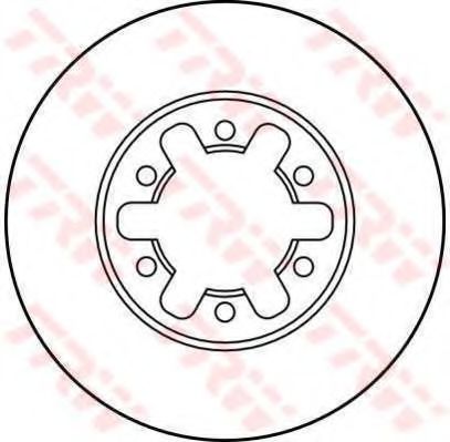Тормозной диск TRW DF1968