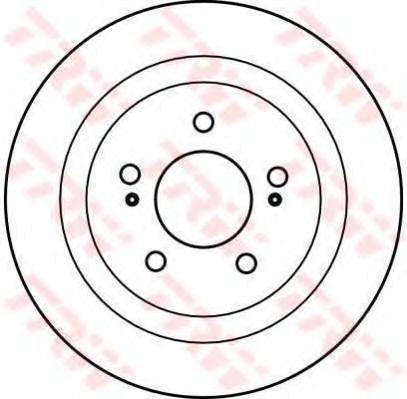 Тормозной диск TRW DF2022