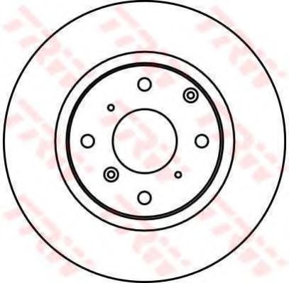 Тормозной диск TRW DF2573