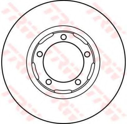 Тормозной диск TRW DF2609