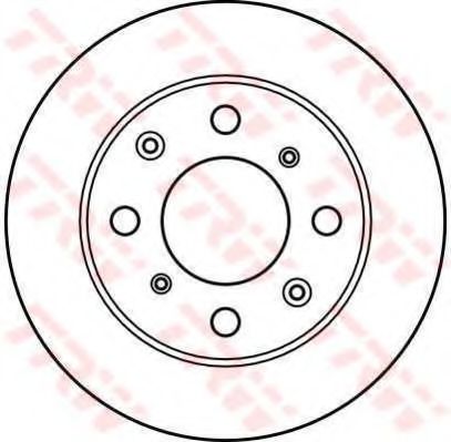 Тормозной диск TRW DF2640
