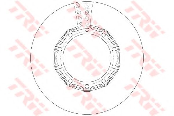 Тормозной диск TRW DF5043S