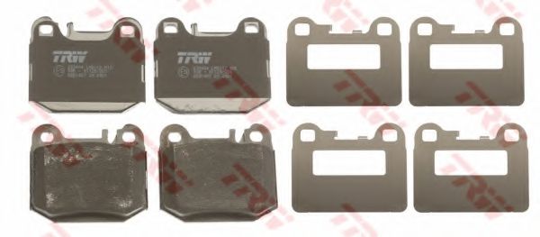 Комплект тормозных колодок, дисковый тормоз TRW 23157