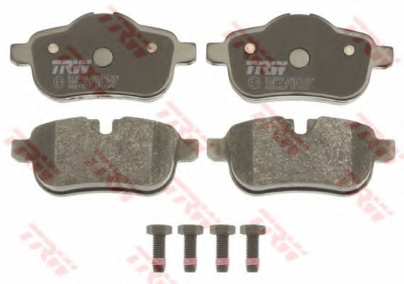 Комплект тормозных колодок, дисковый тормоз TRW 24559