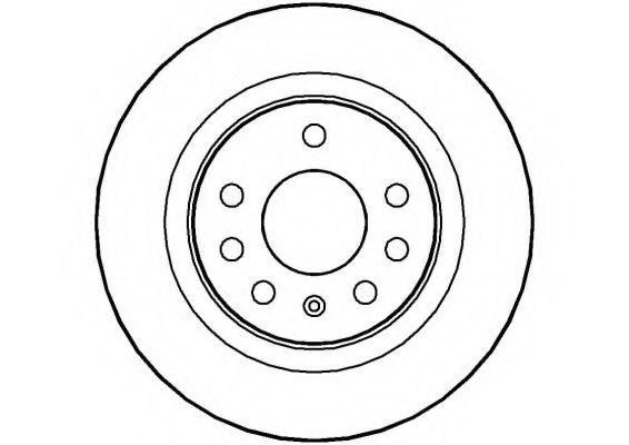 Тормозной диск NATIONAL NBD1170