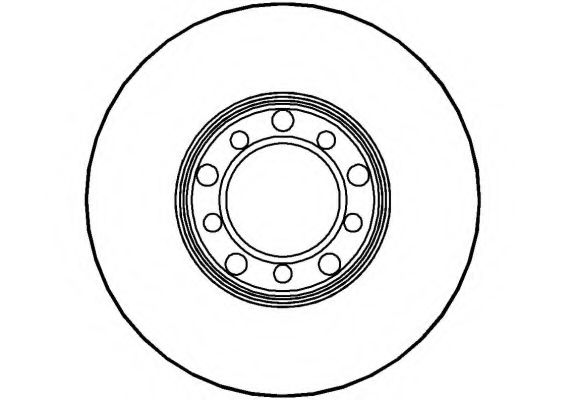 Тормозной диск NATIONAL NBD235