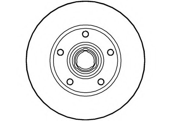 Тормозной диск NATIONAL NBD445