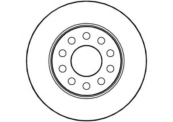 Тормозной диск NATIONAL NBD711