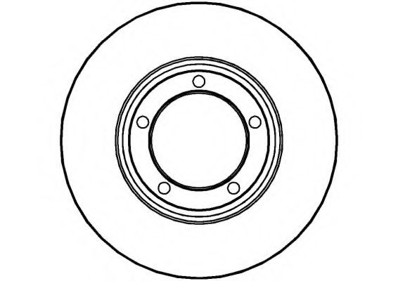 Тормозной диск NATIONAL NBD847